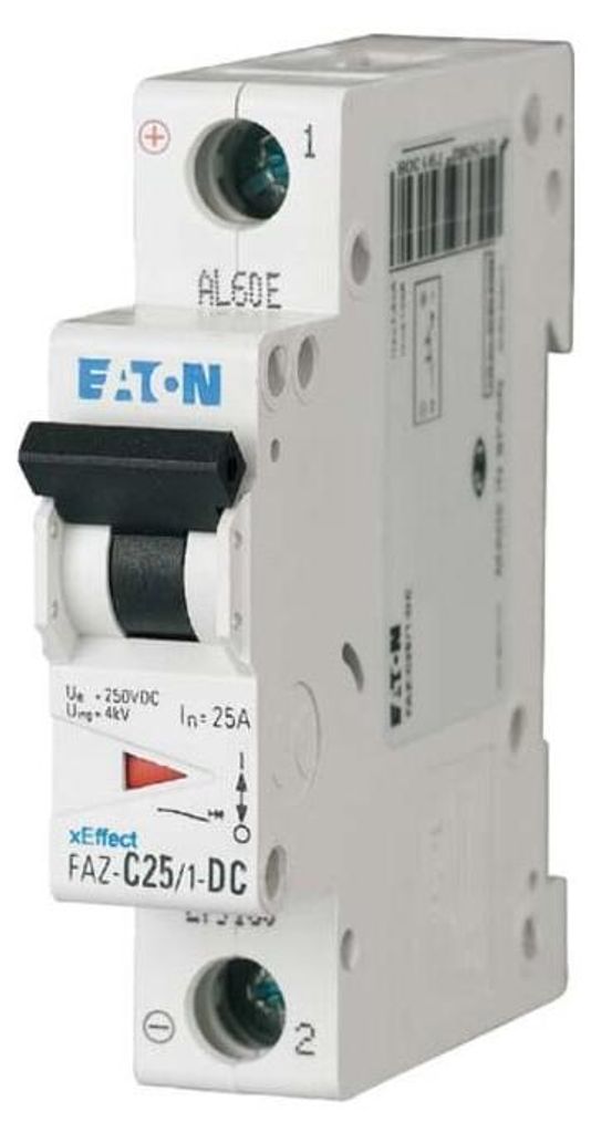 Eaton FAZ-C10/1-DC, Miniatúrny istič, Typ C Obrázok produktu 