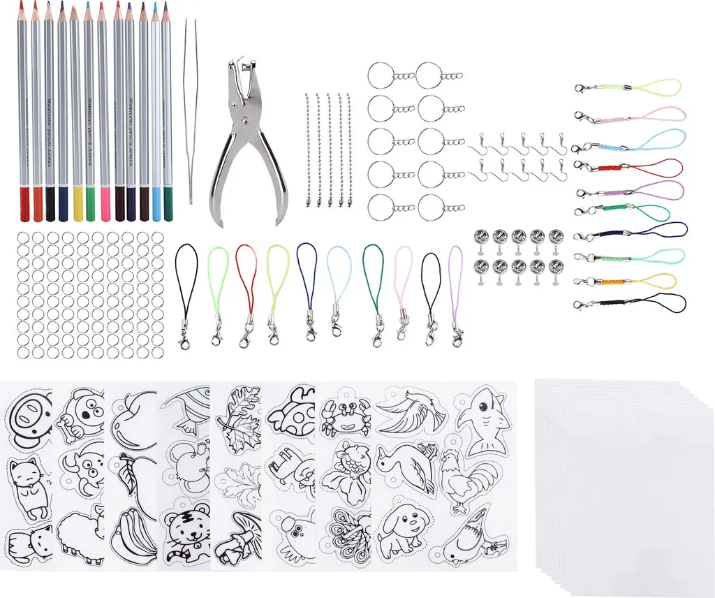 Kit Film Rétractable Plastique Dingue avec 12 Crayons pour Bijoux - 2