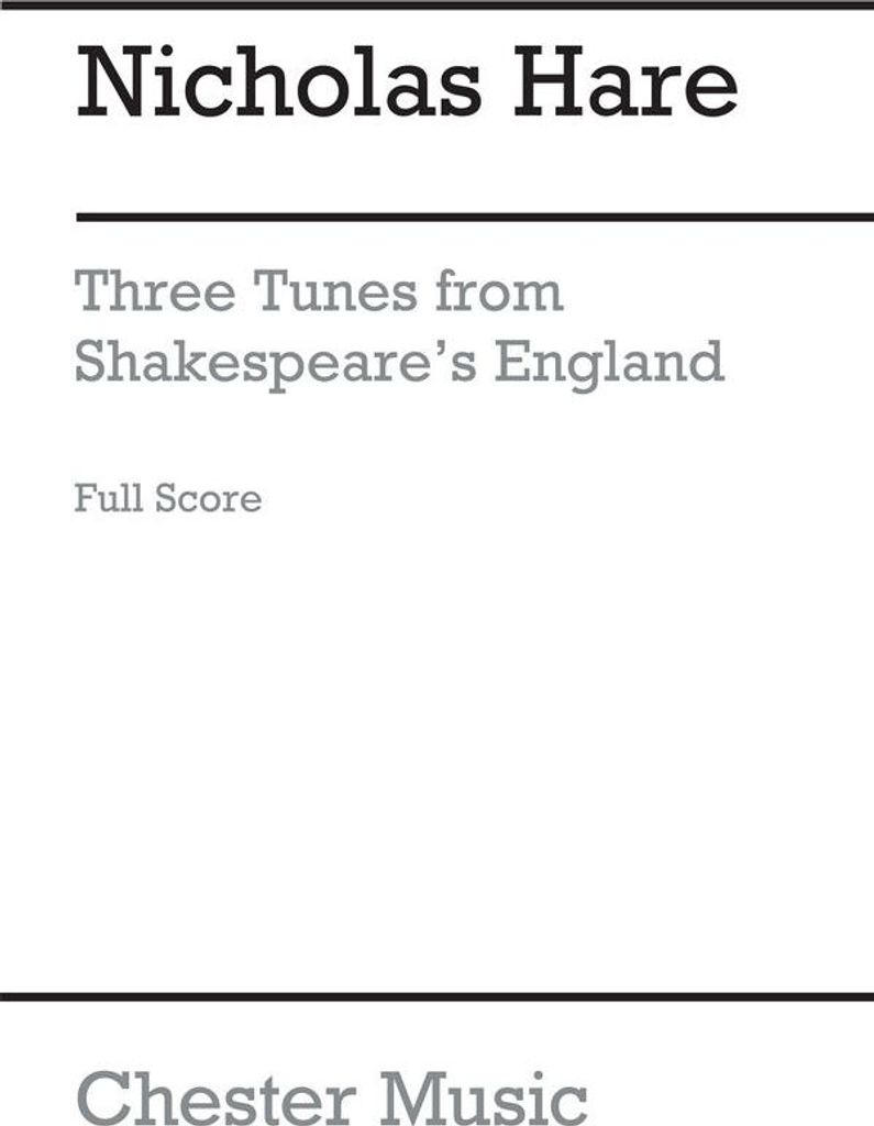 3 Tunes from Shakespeare's England: Playstrings Music for String Orchestra