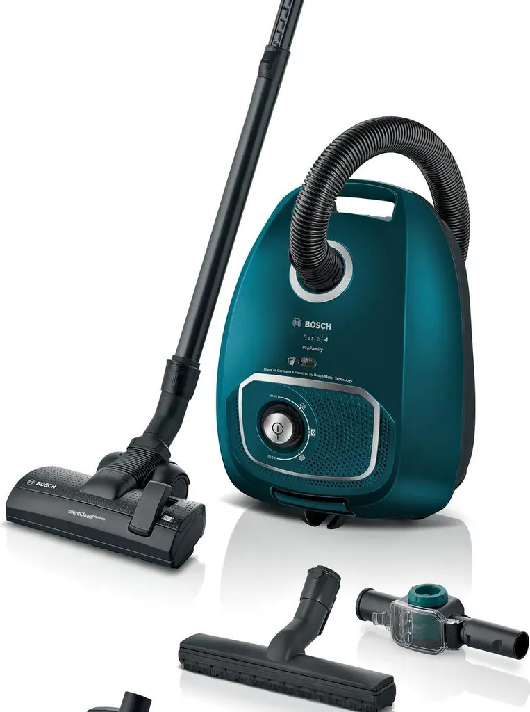 Aspirateur puissant Bosch BGL41FAM1H fini la poussière avec son sac de 4L