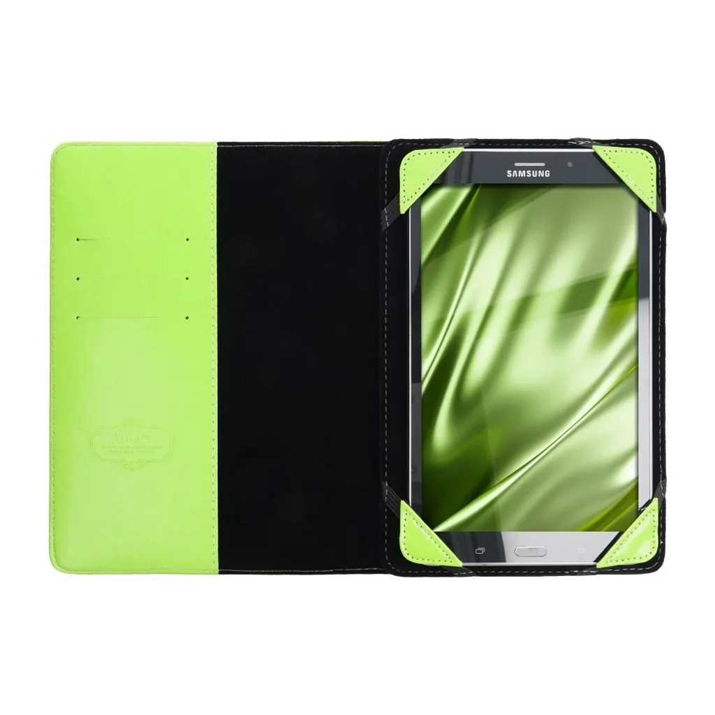 Custodia Universale Tablet 7 pollici Blun UNT Limon Lime con Stand - 5