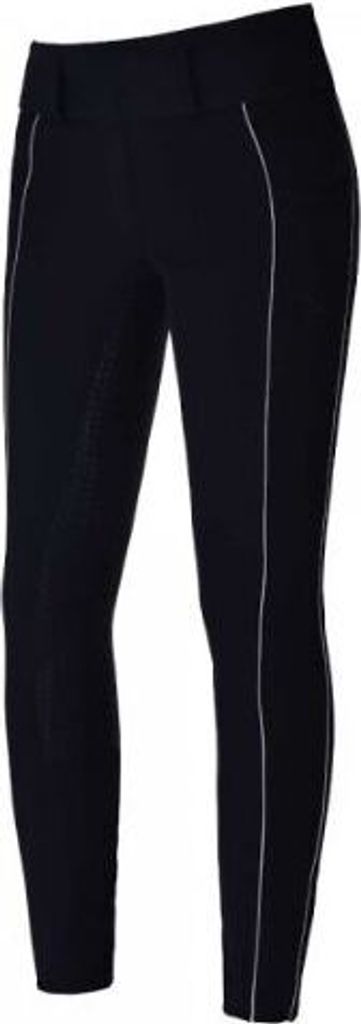Kingsland Damen-Pull-on Reithose Karo mit Voll-Grip Navy HW19, King19_HW_Gr.:38