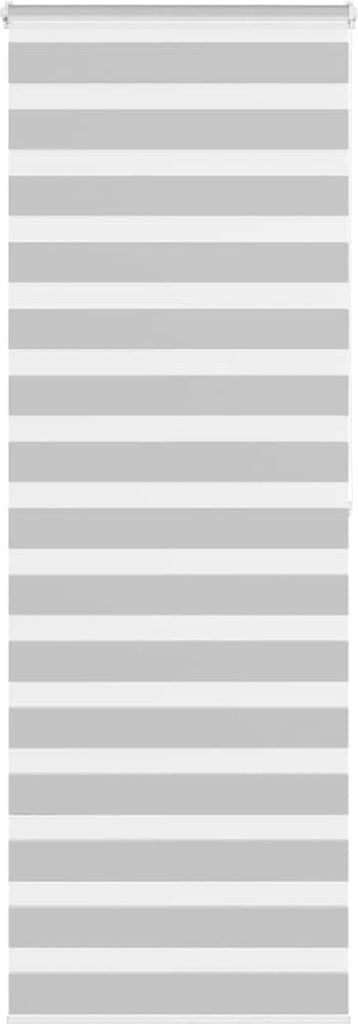 Maison Exclusive - Doppelrollo Hellgrau 70x200 cm Stoffbreite 65,9 cm Polyester