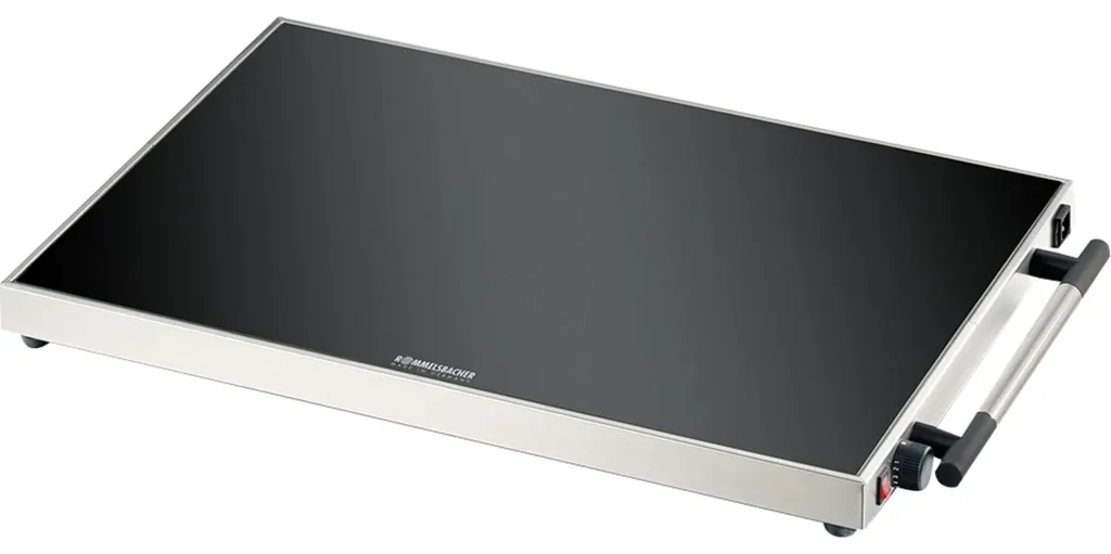 Rommelsbacher WPR 407/E Plaque Chauffante Électrique en Acier Inox