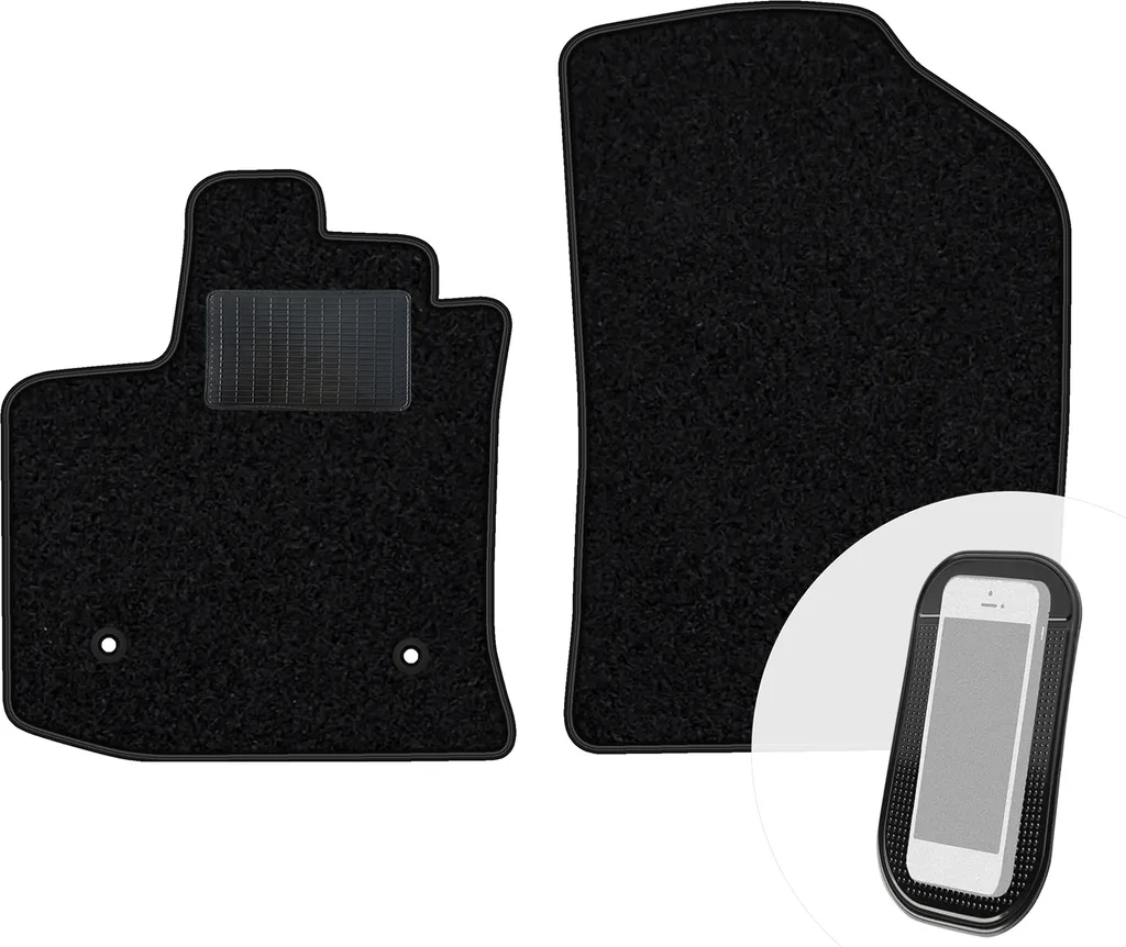 Prezzo Top: Tappetini Dacia Dokker 2012-2022 moto-MOLTICO Velours Nero
