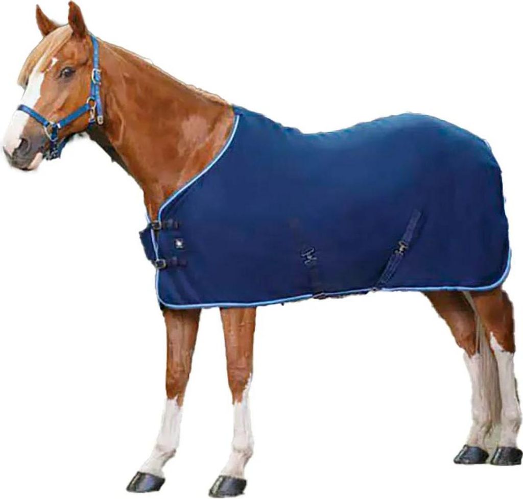 Riding World Polar Crossed Straps Stalldecke Blau 168-120 cm Blau 168-120 cm