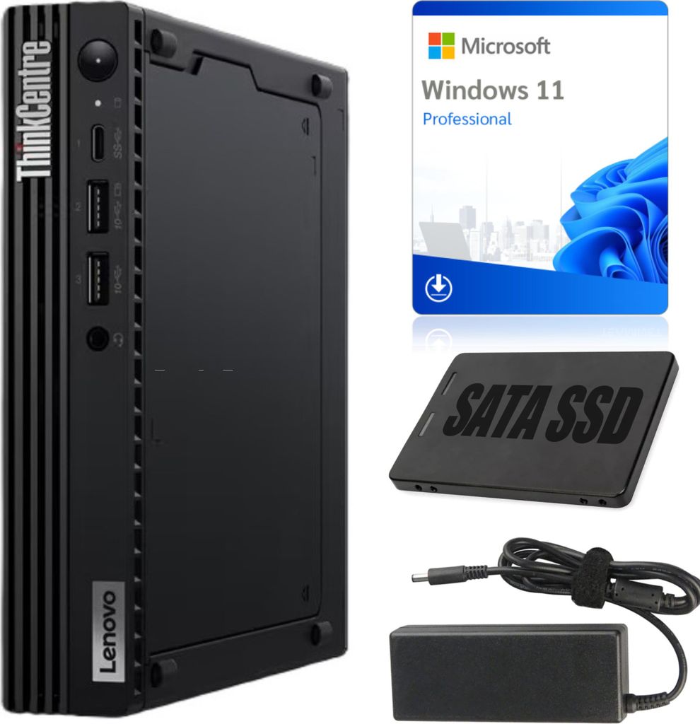 PC Computer Lenovo ThinkCentre M70Q | Intel i5-10400T | 16 Produktbild 