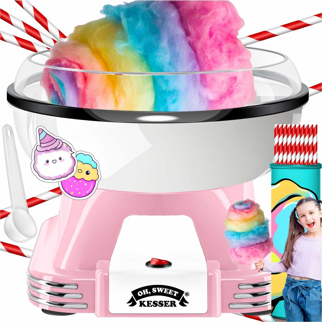 KESSER® Zuckerwattemaschine Set für dein zuhause - Mit 30x Produktbild 