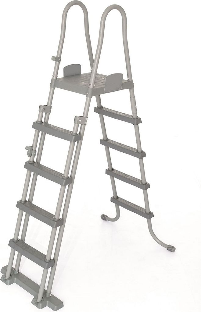 Bestway 58332 / 24, Rebrík, Šedá, Kov, Plast, 150 kg, 4 Obrázok produktu 