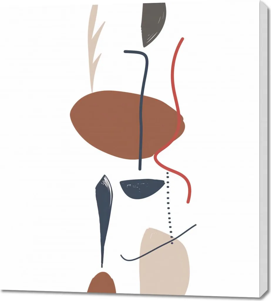 Quadro Astratto 90x100 Equilibrio Niuansy - Design Interni Chic