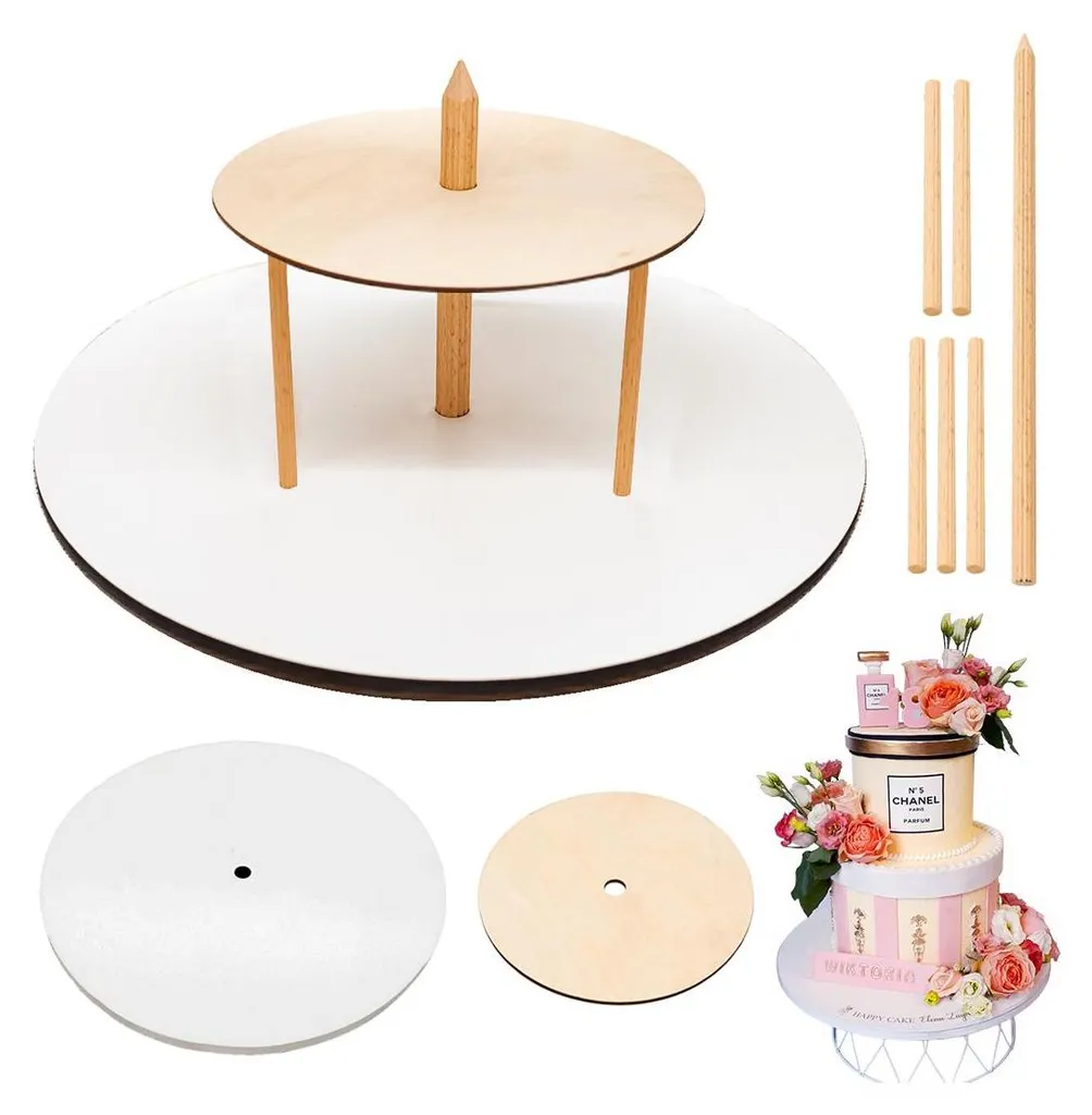 Alzata 2 Piani Professionale Brand4Cake 34-18 cm | Struttura Rinforzata