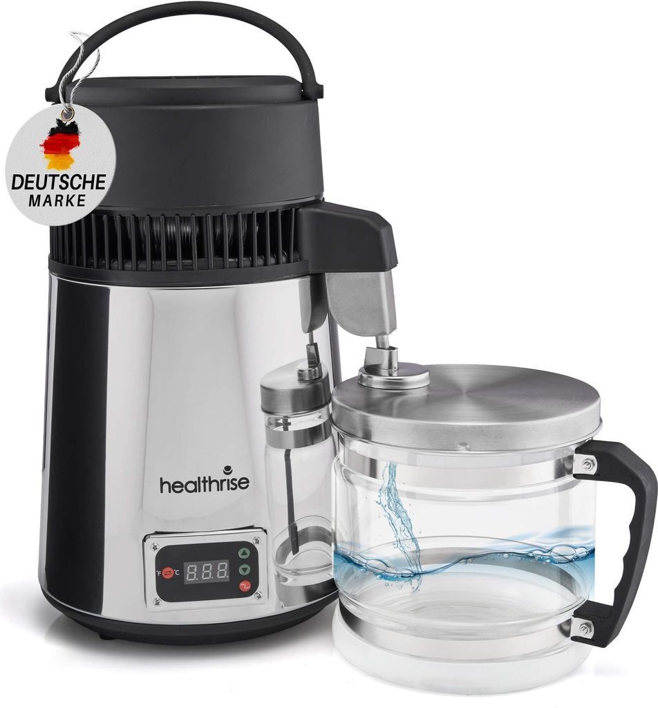 Health Rise Wasserdestilliergerät | 4 Liter | Edelstahl | Produktbild 