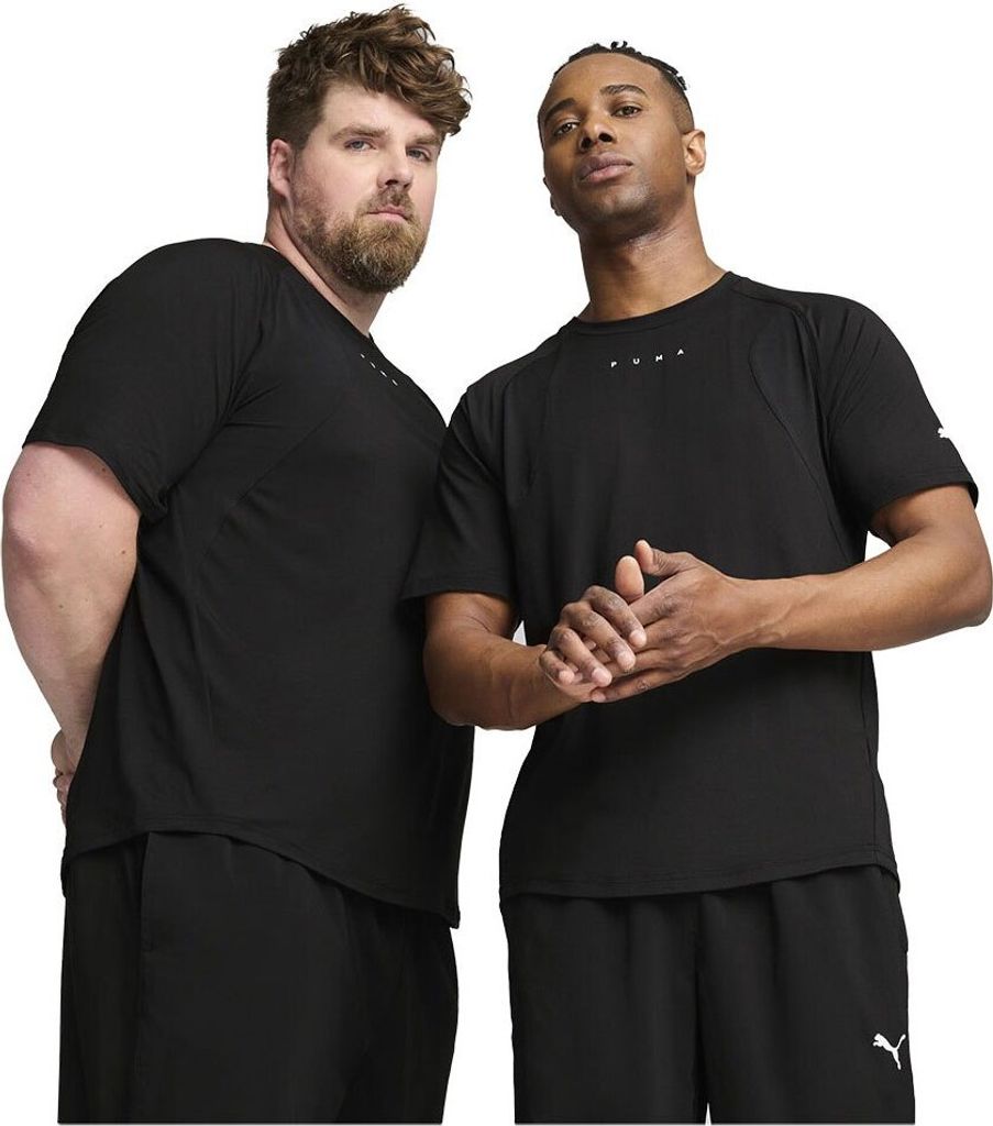 Puma Energy Cloudspun Mesh Tee - puma black, Größe:L