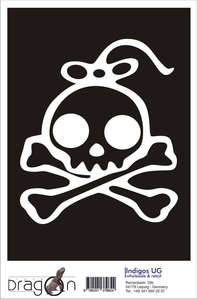 Aufkleber / Autoaufkleber - JDM / Die cut / Auto / OEM - Skull girl - 210x180mm rot - Heckscheibe / Heckscheibenaufkleber