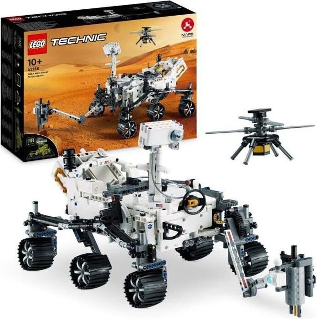LEGO Technic NASA Mars Rover Perseverance 42158, Weltraum Entdeckungs Spielzeug, mit AR App
