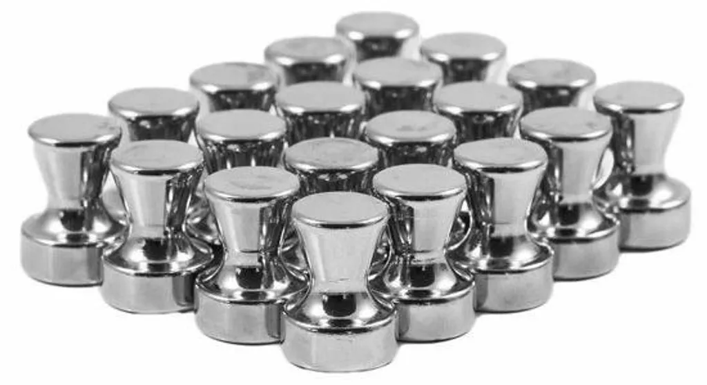 Pions magnétiques en néodyme et acier N42, accessoires tableau blanc 12x16