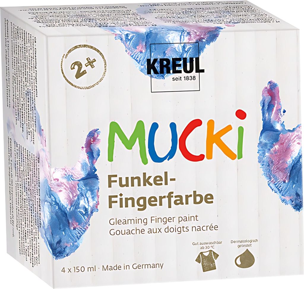 KREUL MUCKI, Blau, Gold, Rose, Silber, Waschbar, Produktbild 