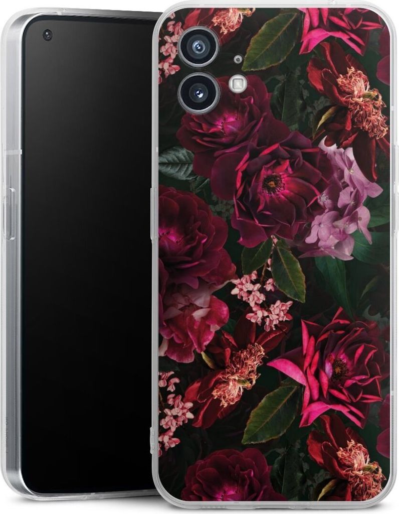 DeinDesign Handyhülle für Nothing Phone 1 Silikon Hülle Case Smartphone Schutzhülle Blumen Blüte Rose
