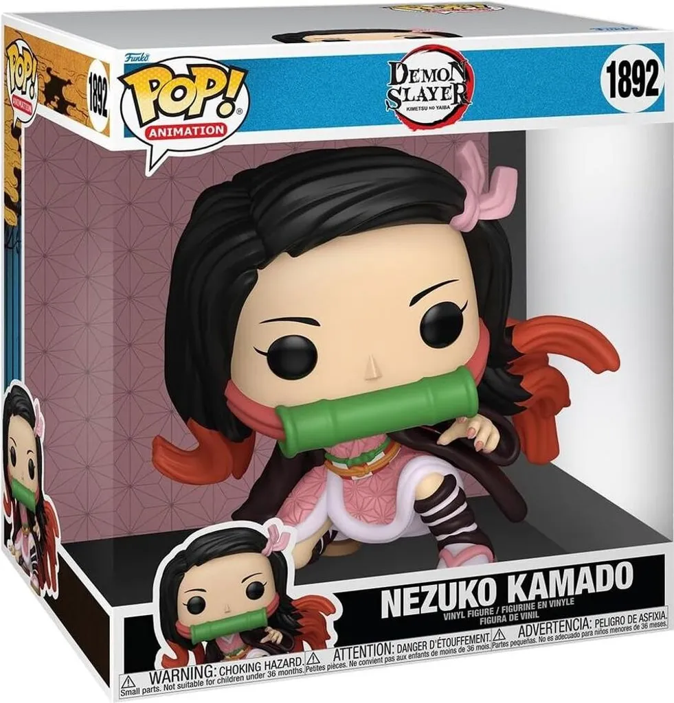 Funko POP Jumbo 10 Nezuko Kamado 1892 Demon Slayer Figurine Géante