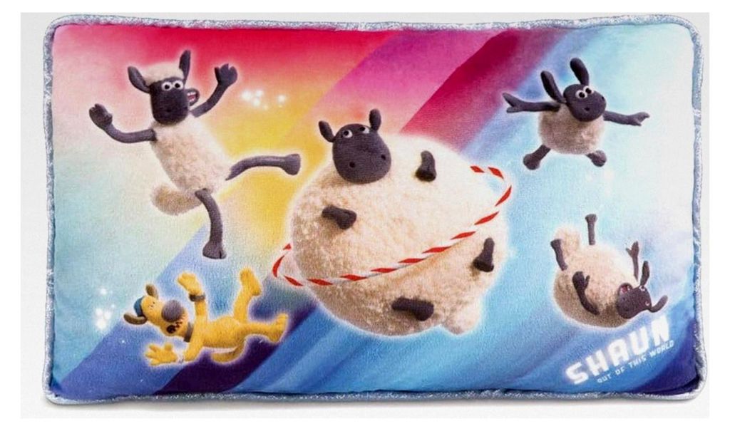 Rechteckiges Kissen UFO-Alarm 43x25cm, Bunt