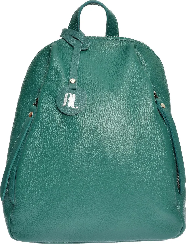 Sac à dos femme chic Anna Luchini AL 1677 coloris vert collection AW25