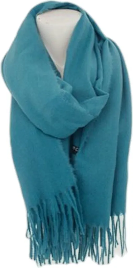 Sciarpa Maxi Blu Donna Autunno Inverno | Look Soft Cashmere 180x70
