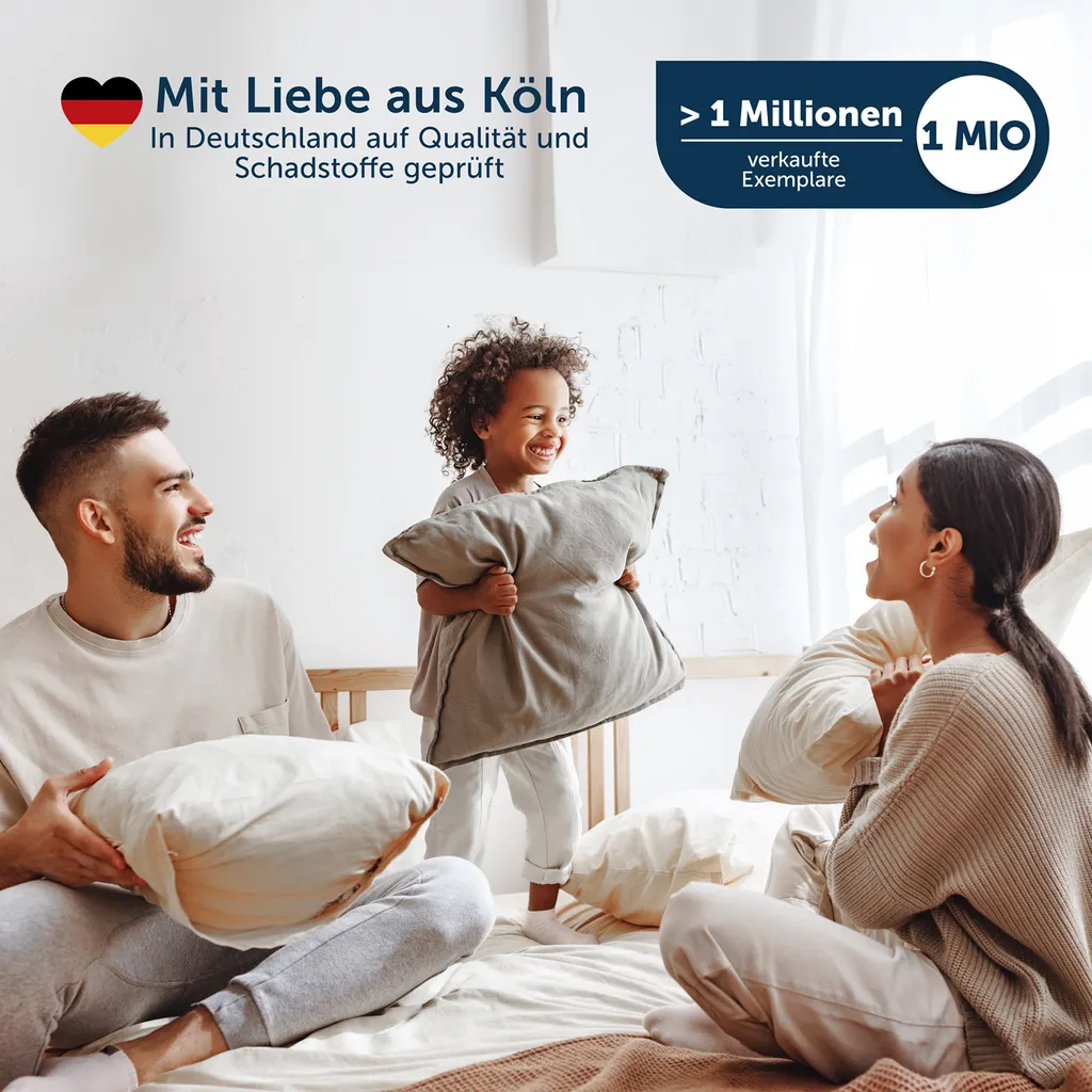 Blumtal Protège-Matelas 90x200 set de 2 Imperméable en Coton Blanc - 7
