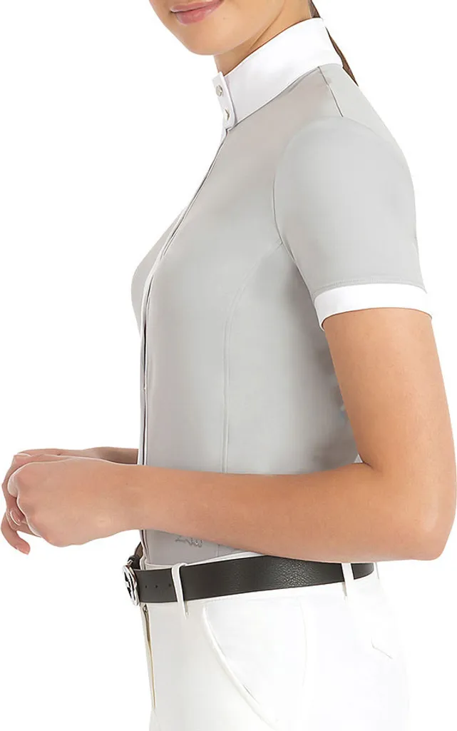 Vêtement de compétition équitation Equiline Eulae gris clair taille 34 - 2