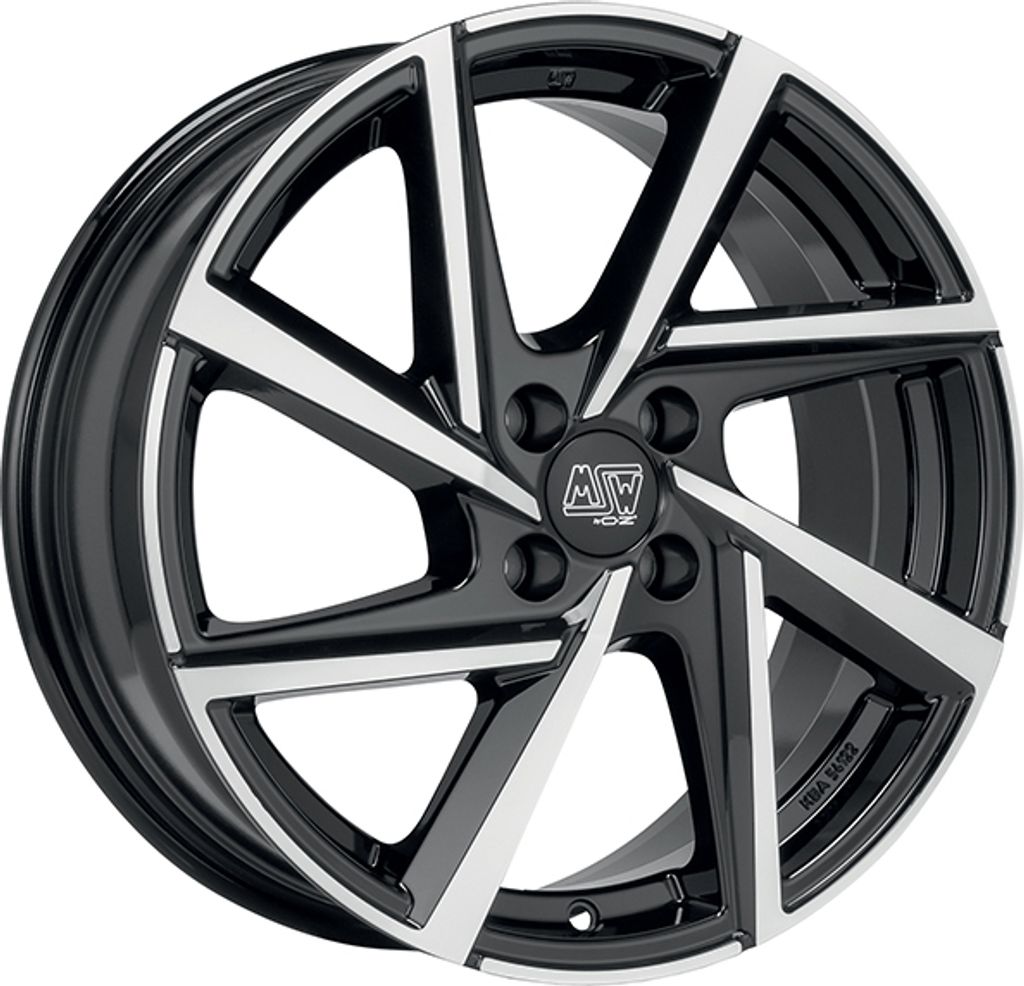 Alufelge Msw Msw 80-4 7X17 4X100 Et 42 Gloss Black Full Polished