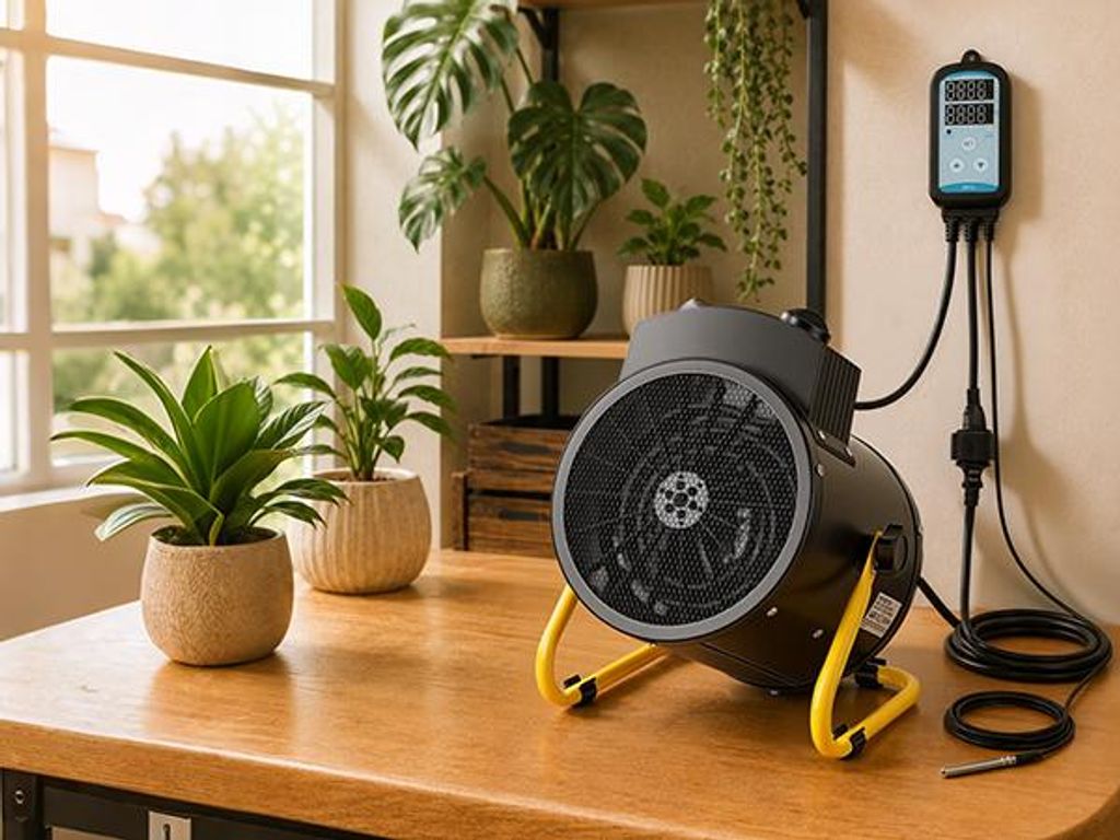 Grzejnik elektryczny ISOISL 2000 W z cyfrowym termostatem, Zdjęcie produktu 
