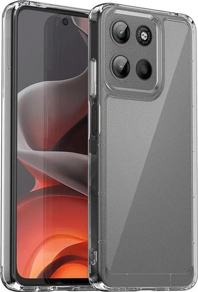 Hülle für Motorola Moto G15 / Moto G15 Power - Phonesta Acrylic Hybrid Back Cover - Transparent