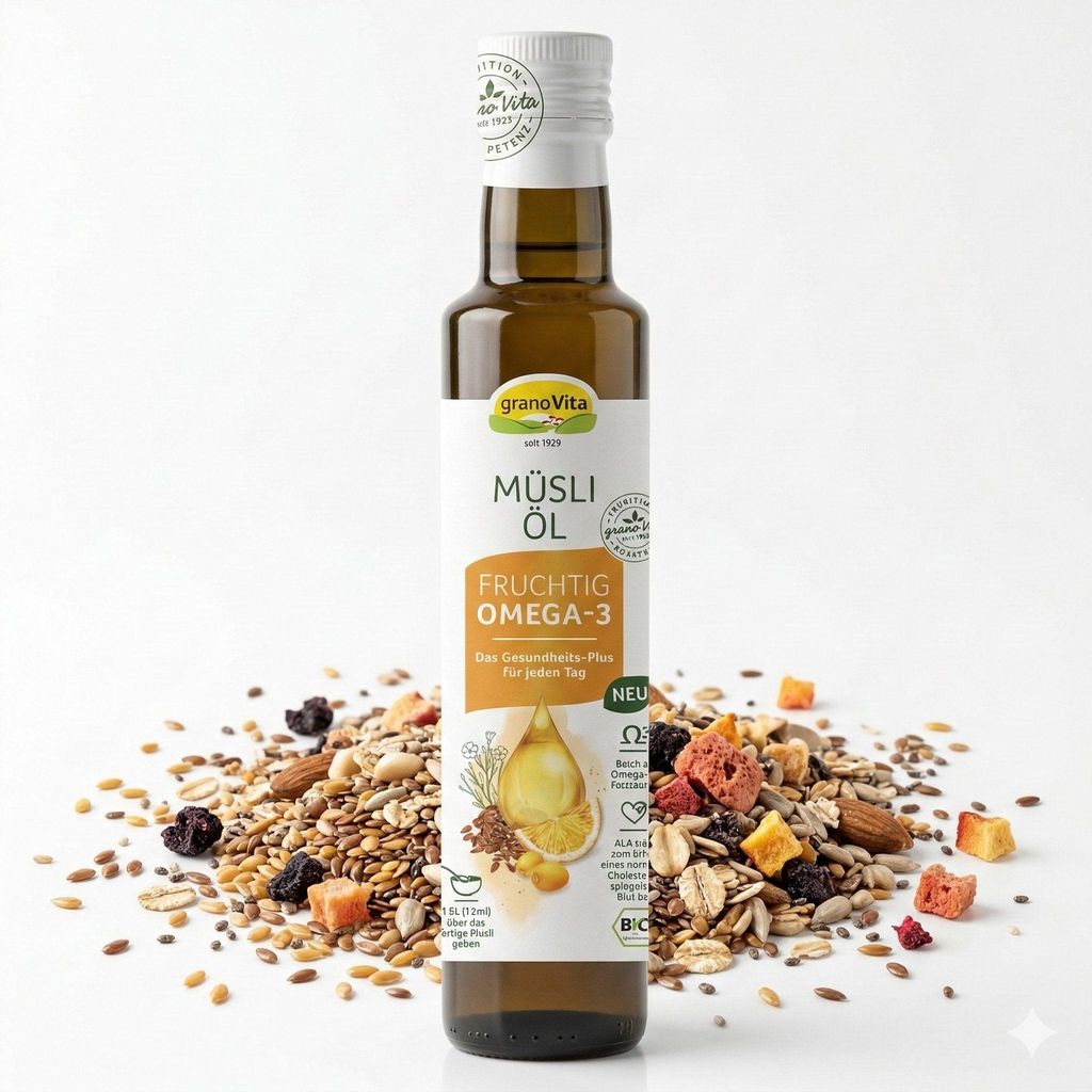 Grano Vita Müsli Öl Fruchtig  250 ml Produktbild 