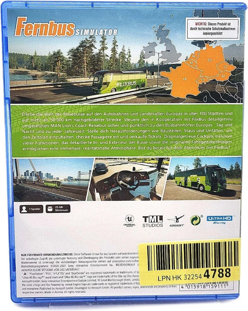 Der Fernbus-Simulator. PlayStation PS5 Produktbild 11