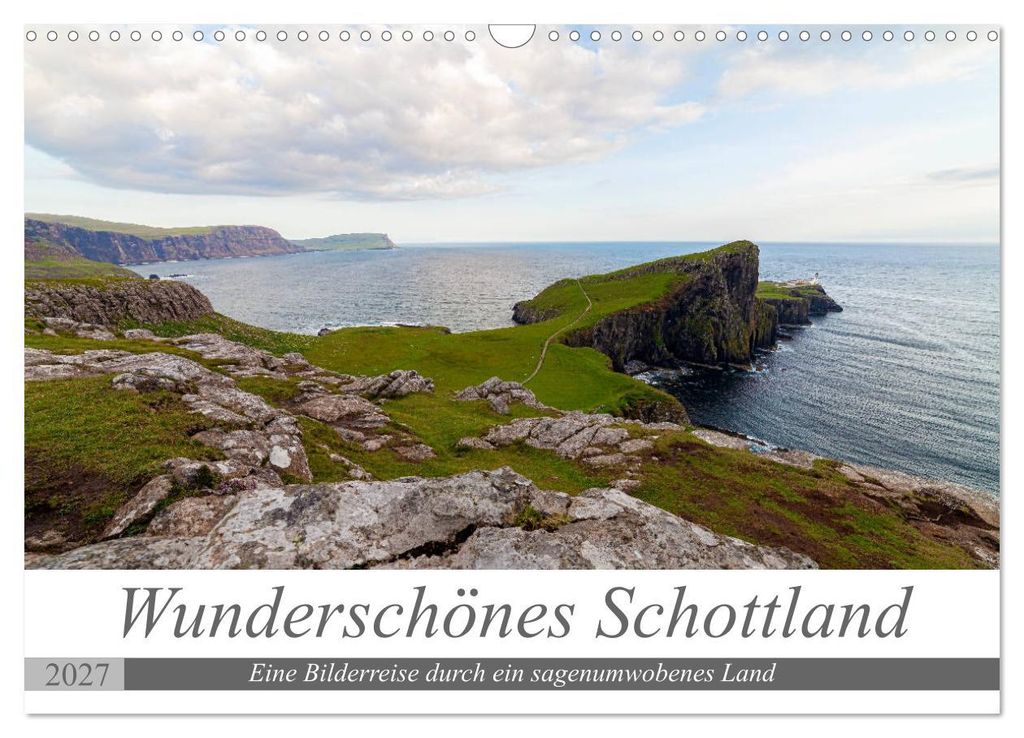Wunderschönes Schottland - Bilderreise durch ein sagenumwobenes Land (Wandkalender 2027 DIN A3 quer), CALVENDO Monatskalender