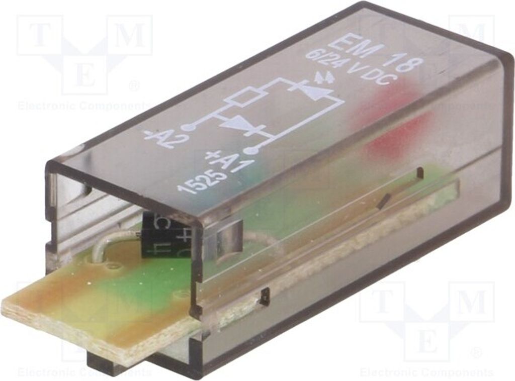 1x Sicherungsmodul Serie: PT 24VDC 5-1415036-1 Elektromagnetische Relais - Zubehör
