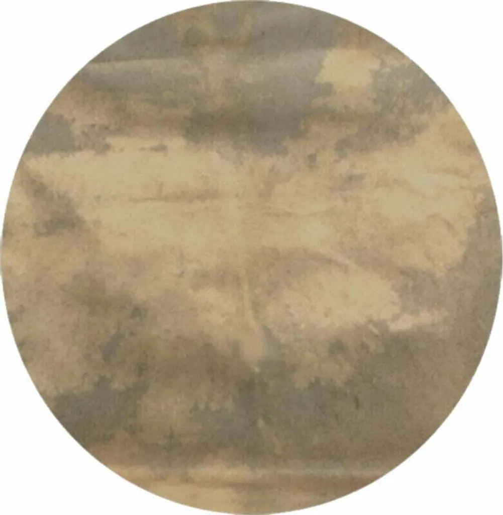 Peau pour Percussion Terre 48cm en Chèvre Véritable Aspect Boue