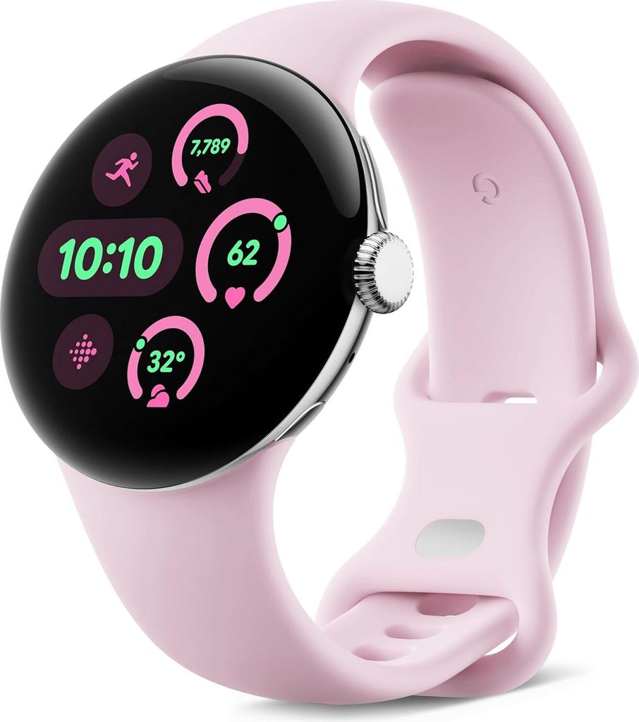 Google Pixel Watch 3 Wifi Argent/Bande de gâteaux Image du produit 