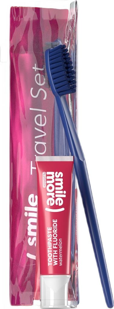 Smile Toothpaste Set 30ml with Toothbrush Red HiSkin