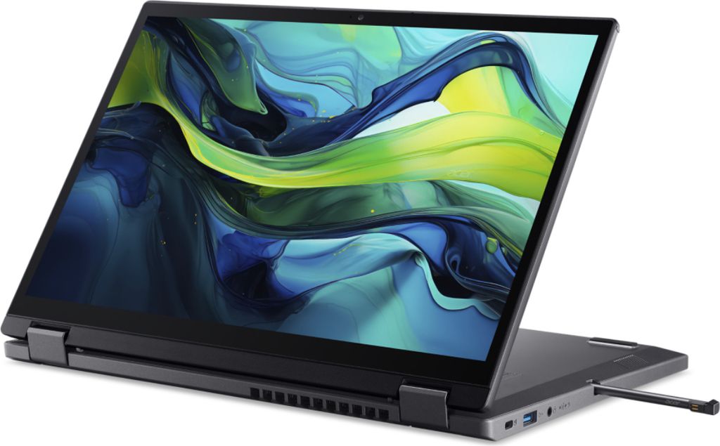 Acer Spin ASP14-52MTN-5297 14" 16GB/1TB NX.J3JEV.006 IPS Touchdisplay 1920x1200 Intel Core 5 115U, inkl. Pen, Steel Gray