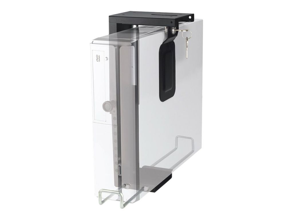 Die NewStar PC Halterung, Modell CPU-D075BLACK/LK, ermöglicht es Ihnen, einen Computer unter dem Schreibtisch zu montieren. - max. 10 kg Traglast ...