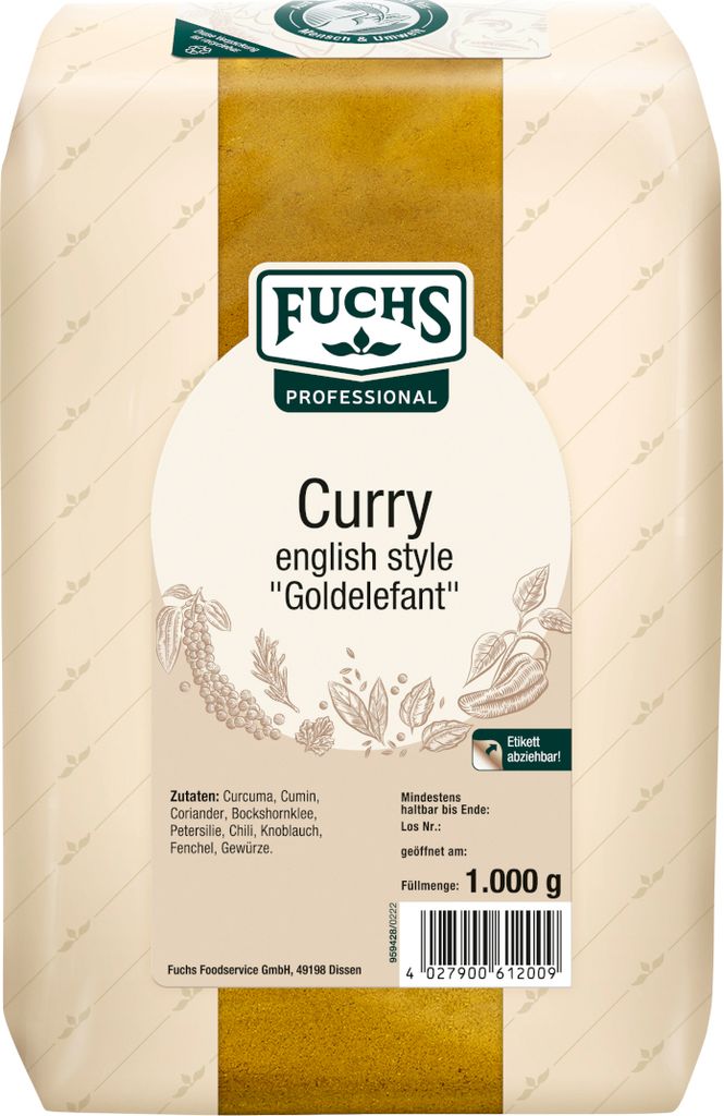 Fuchs Professional Curry English Style Goldelefant hromadné Obrázok produktu 