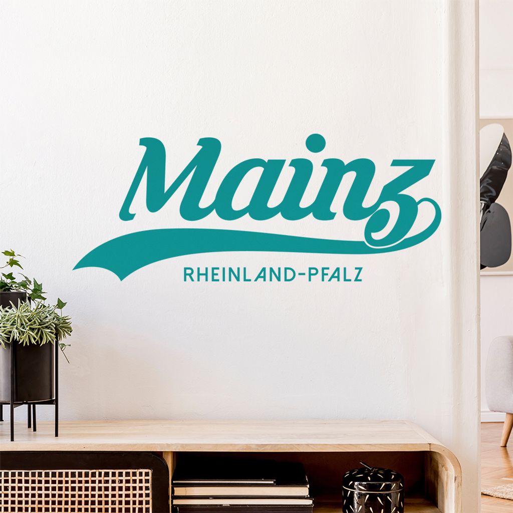 Mainz Rheinland-Pfalz Wandtattoo Wandaufkleber Wall Sticker - Dekoration, Küche, Wohnzimmer, Schlafzimmer, Badezimmer