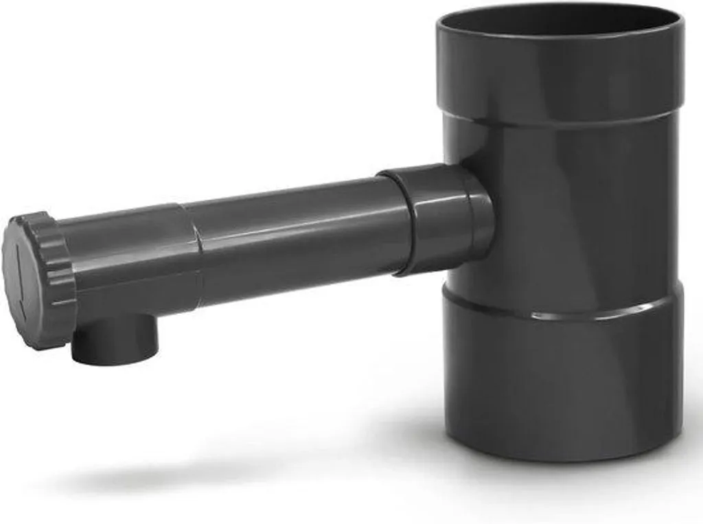 Kit raccordement pour citerne et collecteur eau de pluie tuyau 100mm