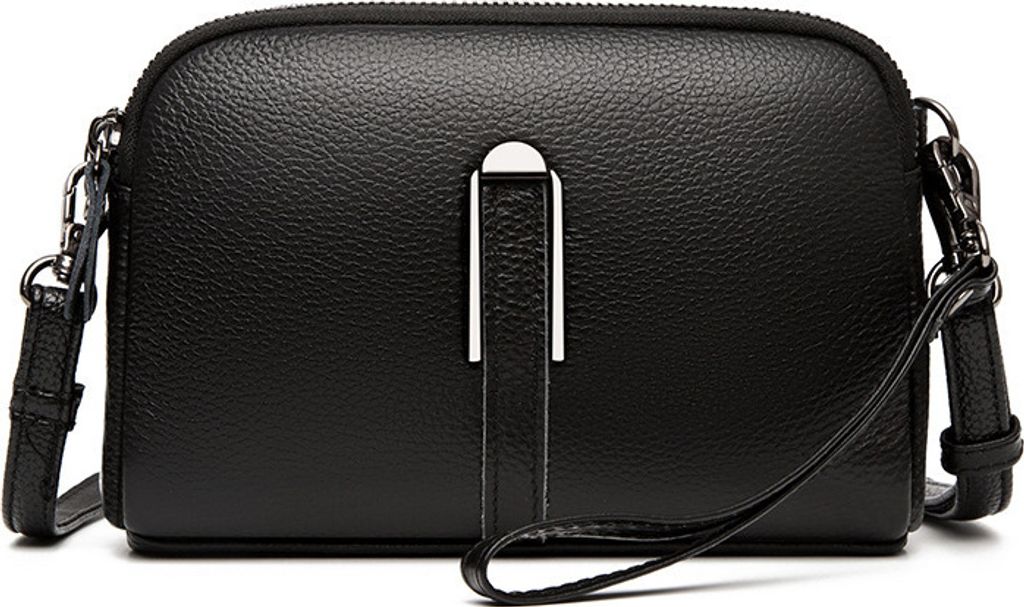 INF Trendy Crossbody Hüfttasche mit Schultergurt Schwarz