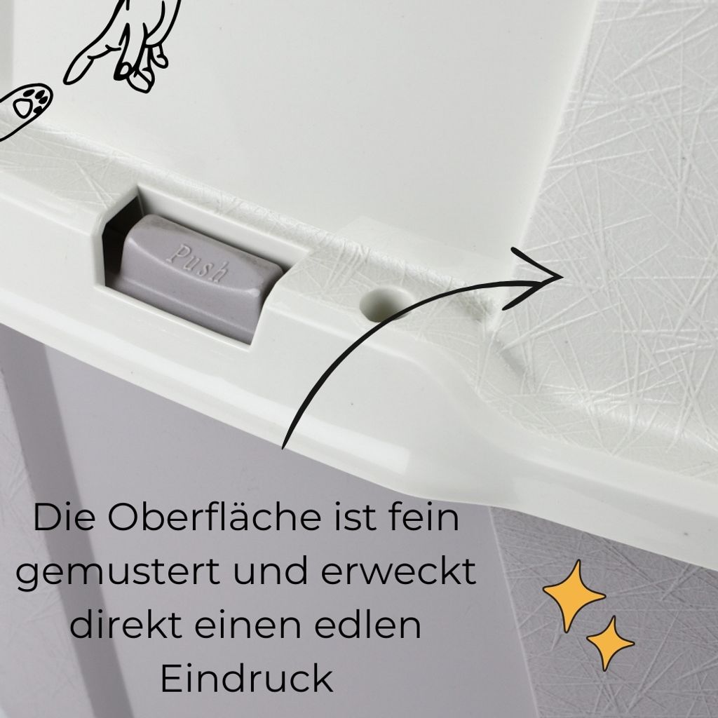 Große Eck Katzentoilette Katzenklo Ecke mit Deckel XXL Produktbild 4