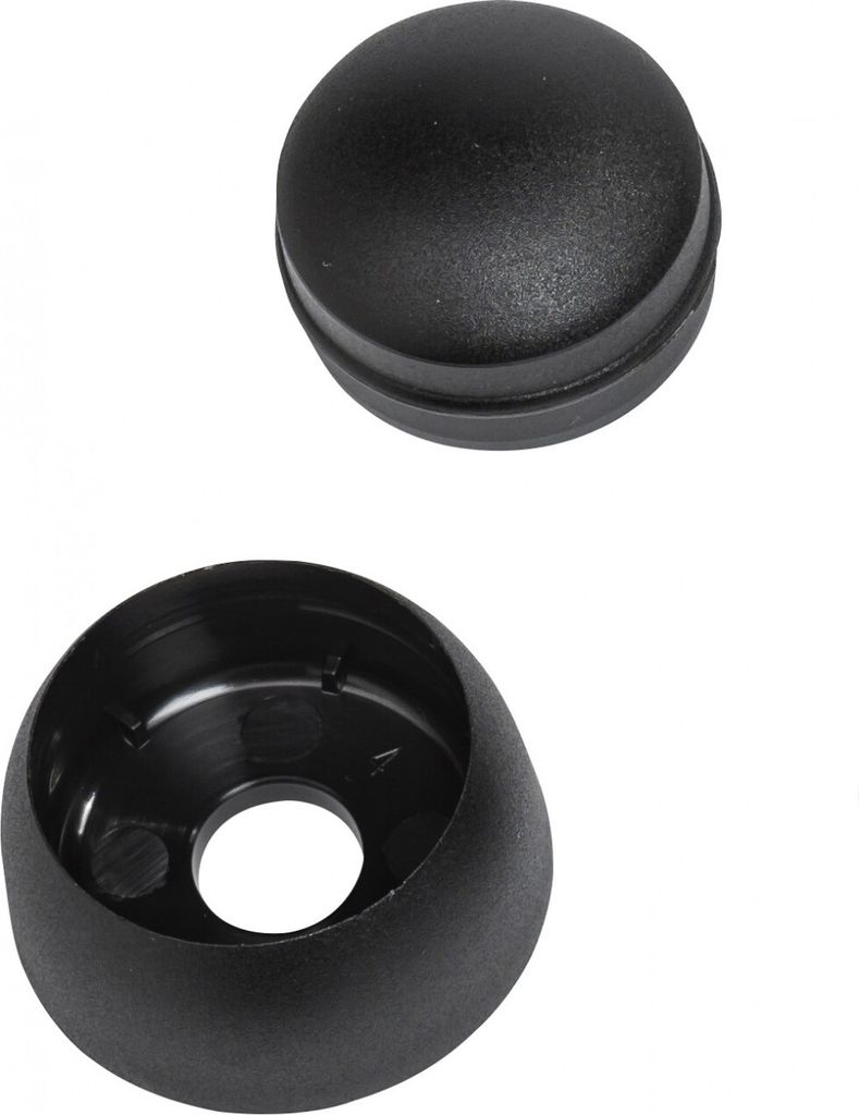 Spielturmking Bolzen- und Schraubenabdeckung Spielturm - M 8 - 10 mm Schwarz 50 Stück 30044-23