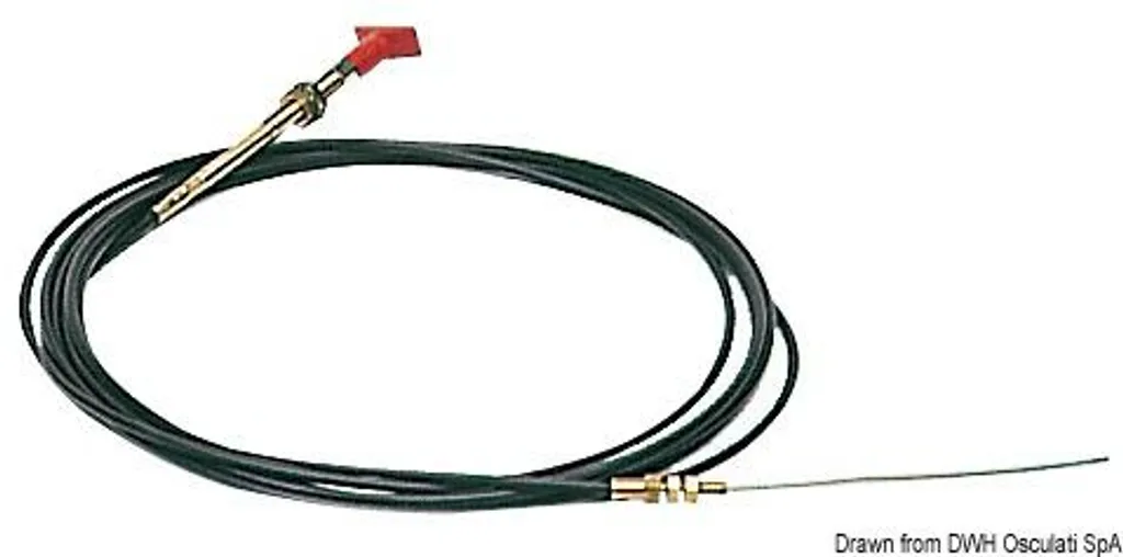 Gaine de commande type Bowden 10m, câble de traction pour télécommandes