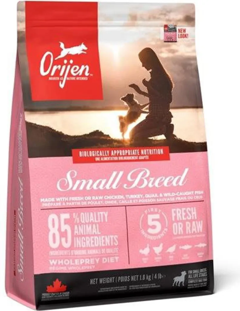 Croquettes ORIJEN Chien de Petite Race 1.8kg Alimentation Haute Qualité