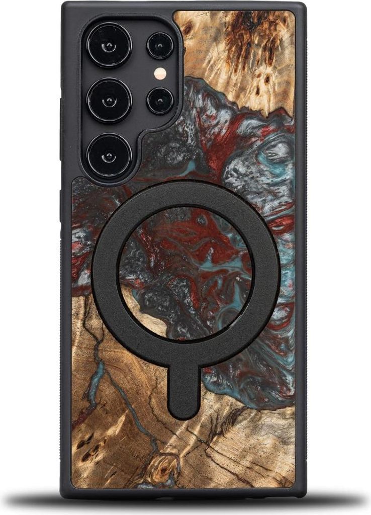 Bewood Einzigartige Hülle für Samsung Galaxy S25 Ultra - Planeten - Pluto mit MagSafe