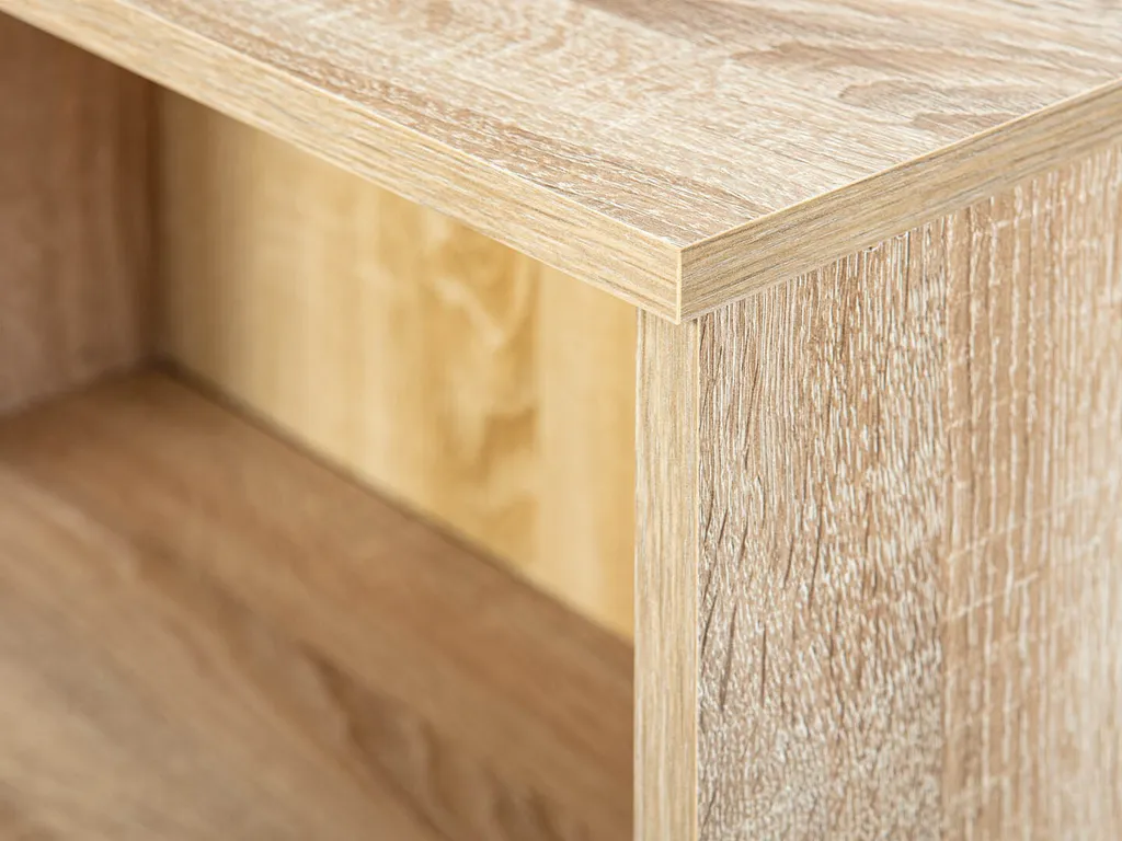 Parim Étagère 4 compartiments en chêne Sonoma - Meuble de rangement chic